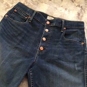 DENIM SALE 3/$60 Able Button-Fly High Rise 5-pocket Skinny